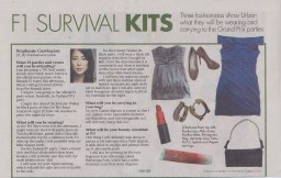 Urban F1 Fashion tips